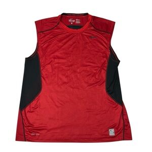 Nike Pro Combat Mens Size XL Tank Top Fitted Compression Gym Running Training
